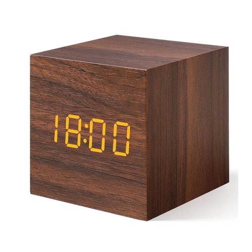 Digital alarm clock mini cube - alarm,