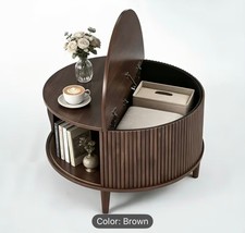 31.69" 2-Tier Round Coffee