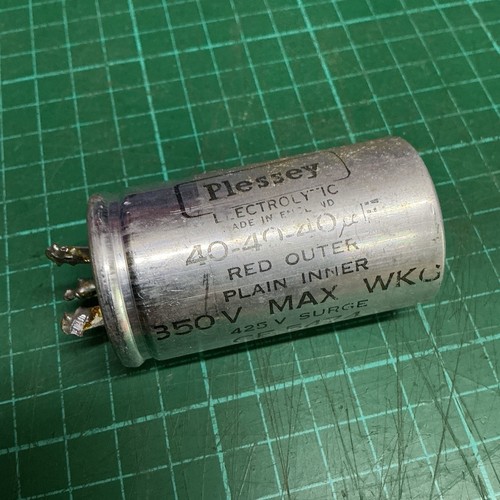Vintage plessey capacitor - vintage,