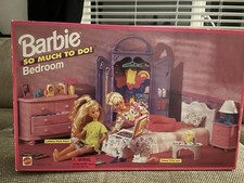 Mattel 1995 Vintage Barbie to Much to Do Bedroom Set Boxed and Complete VGC