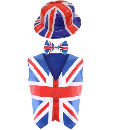 Union jack waistcoat hat - union, &
