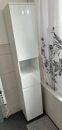 Modern tall bathroom cabinet - modern,