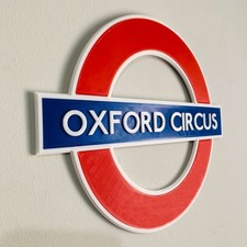 Personalised London Underground-Styled Name sign, Custom Metro Style Plaque 3D