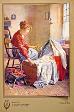 5 vintage watercolour