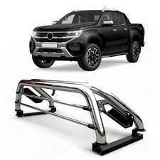 Roll Bar To Fit Volkswagen Amarok 2012 - 2023 Sport Stainless Steel Pickup 4x4