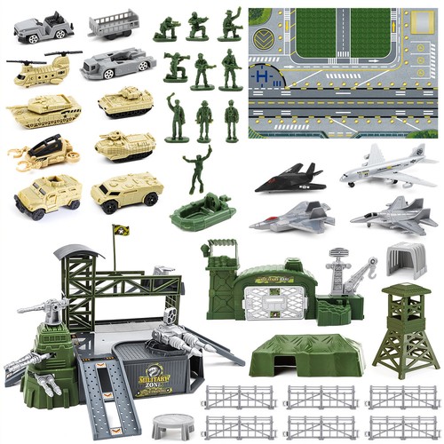 Military base set - military,