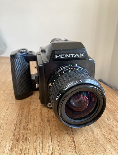 Pentax 645 body 55mm f2 - pentax,