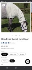 Snuggy Hoods Sweet Itch Headless Hood Worn Once Size Large