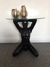 Coffee table naked man black