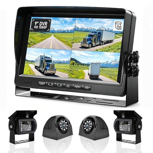 Dvr quad monitor - 9",