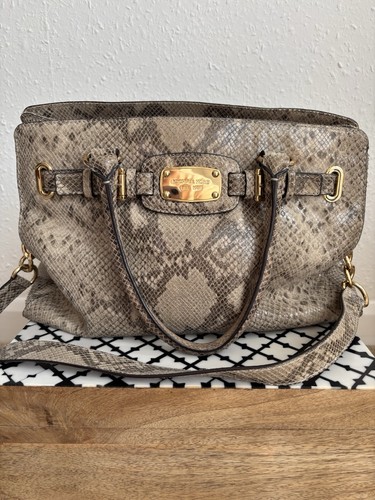 Michael kors snakeskin leather - michael,