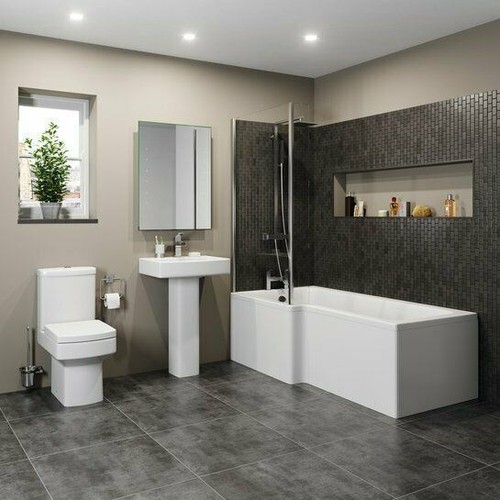 Modern bathroom suite - modern,