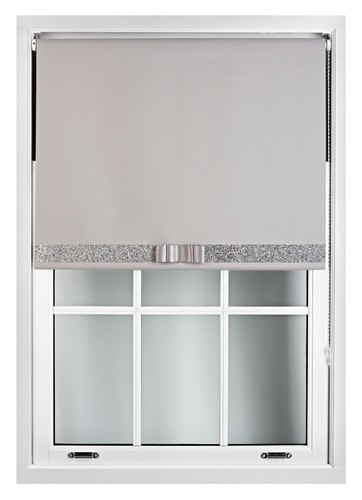 Grey blackout roller blinds - grey,