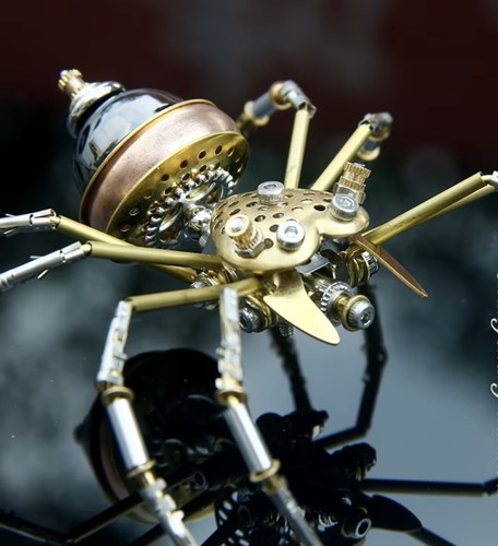 Steampunk spider metal - steampunk,
