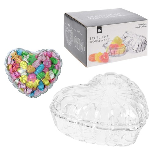 Glass sweet bowl sugar jar - sweet,