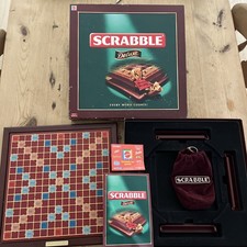 Scrabble Deluxe Edition Wooden