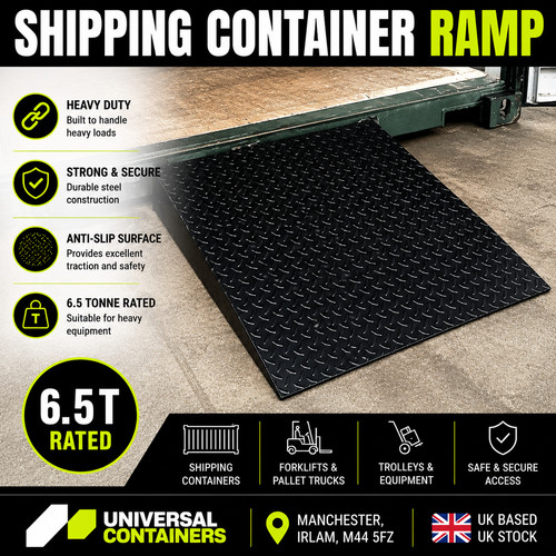 Shipping container ramp - shipping,