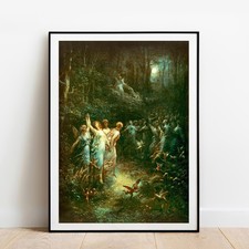 Art print fairies Midsummer