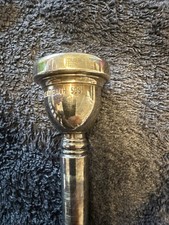 Vincent Bach  5GS Large Bore Trombone Mouthpiece In Silverplate