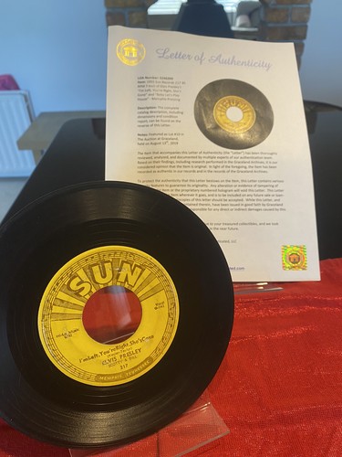 Elvis presley sun - 45, record
