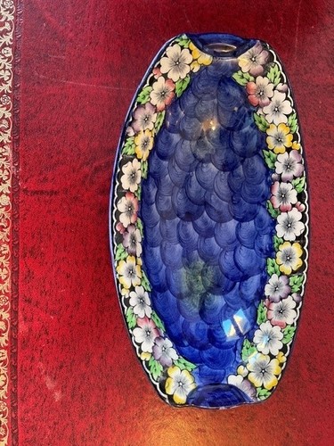 Maling pottery lustre blue - maling,