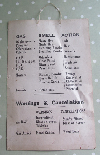 Vintage wartime civil defence - wartime,