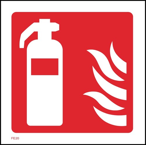 Fire extinguisher sign - fire,