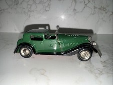 Tri-Ang Minic Toys Tin Wind Up Green Black Roadster England
