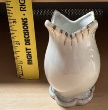 Vintage Small White Vase -