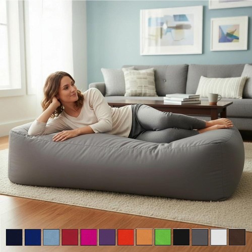 Cotton beanbag bed - cotton,