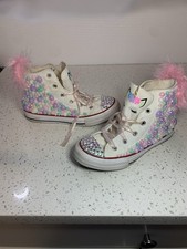 Pearl Beaded Converse All Star