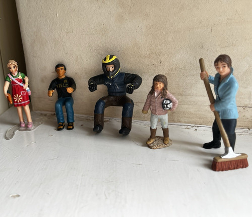 Schleich people figurine set - people,