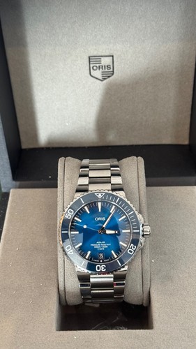 Oris aquis blue men watch - aquis,