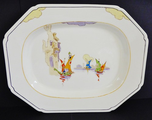 Hand painted art deco tams - painted,