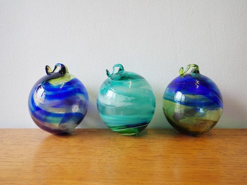 Witches glass bauble balls - witches,