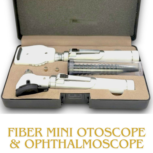 Mini fiber optic led otoscope - optic,