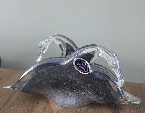 Vintage murano glass swan - murano,
