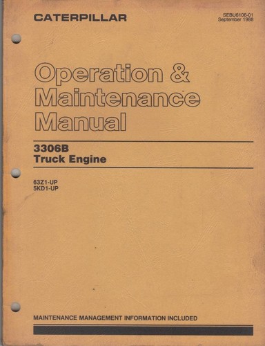 Caterpillar 3306b truck diesel - 3306b,