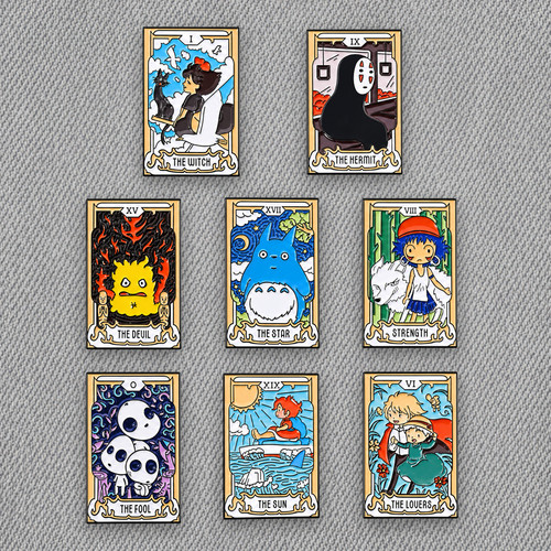 Studio ghibli set enamel - ghibli,
