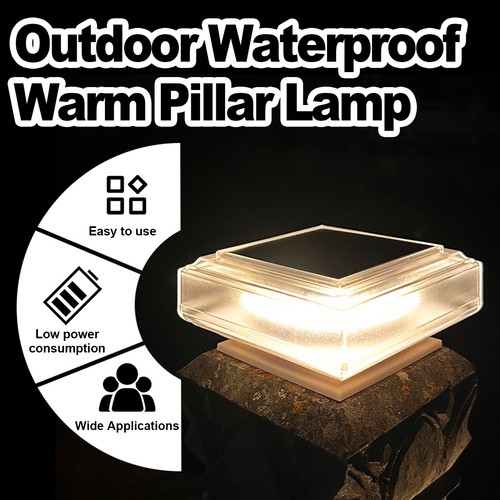 Led solar post - post, light