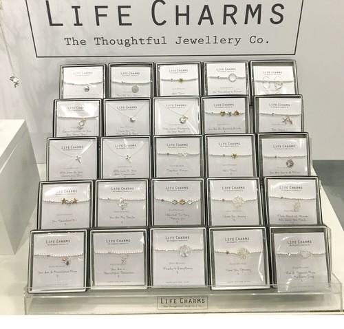 Life charm beaded bracelets - life,