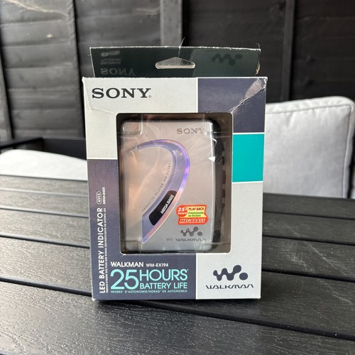 Sony walkman ex194 silver - sony, wm-ex194