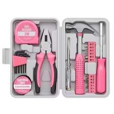 Small Repair Tools Kit Set Mini DIY Household 30Pc With Portable Tool Box
