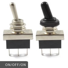 Heavy Duty On / Off / On Toggle Switch 25 AMP Rated 12v / 24v 3 Way Positions
