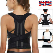 Posture Corrector Back Straightener Lumbar Shoulder Support Belt Body Brace UK