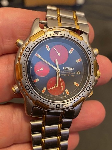 Seiko 7t32 6b89 world timer - 7t32-6b89,