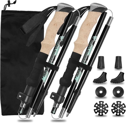 Adjustable trekking poles - adjustable,