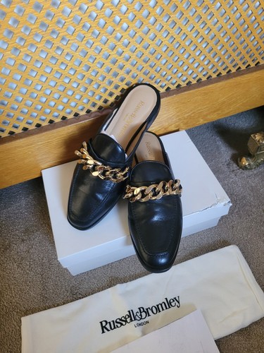Russell and bromley black - black, gold