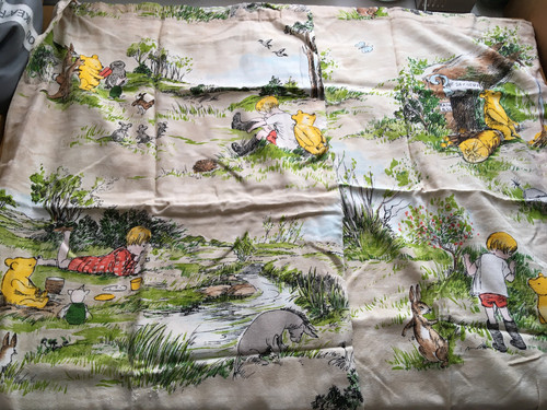 Vintage winnie the pooh fabric - vintage,