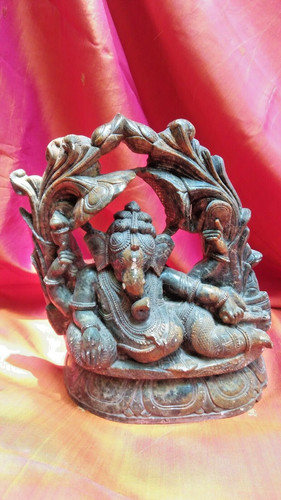 Ganesha statue antique - statue,